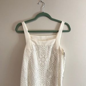 Trina Turk Women's Lace White Tank Top Size M